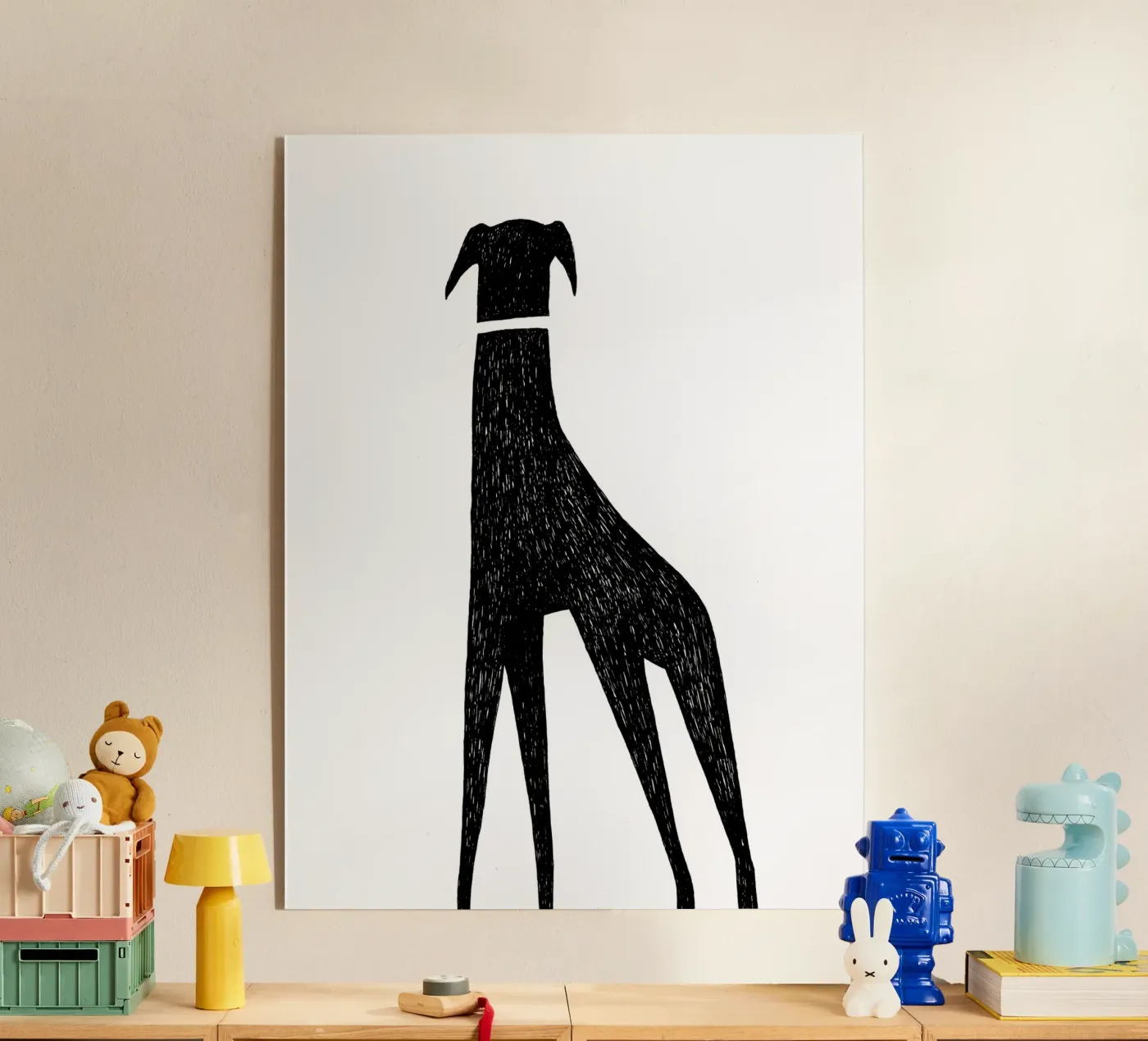 Alan! acryl van Richard Hood