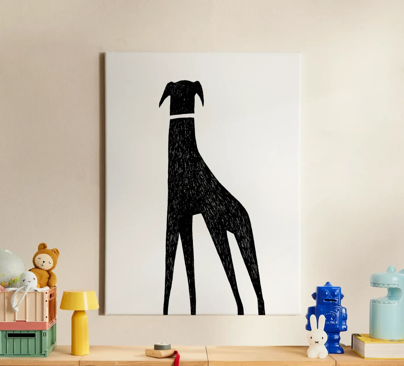 Alan! canvas van Richard Hood