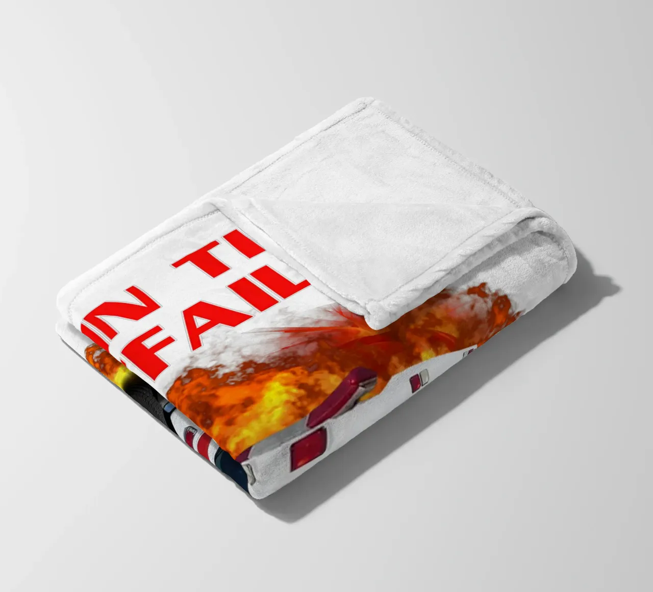 Train Till Heartfailure Humor Funny art design coperta in pile da kaiyaraiya