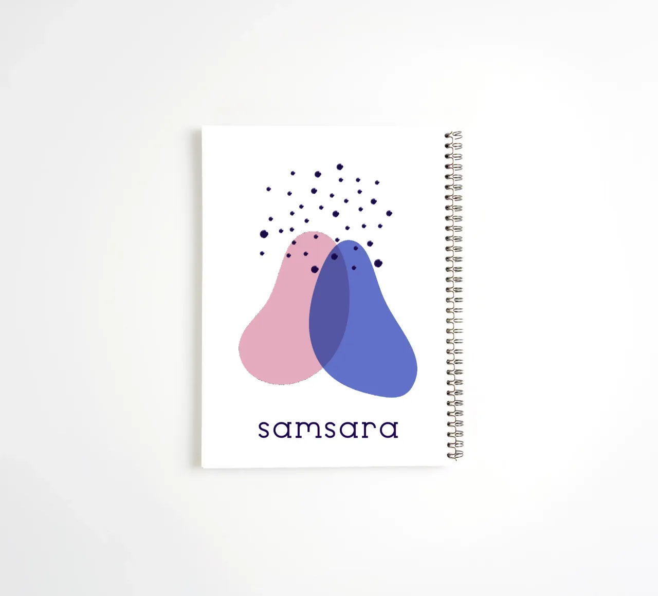 SAMSARA spiral notebook by natural neutral