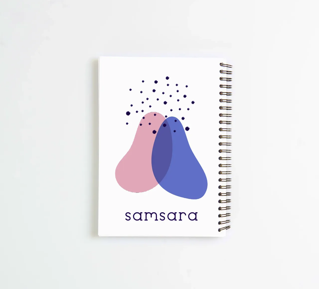 SAMSARA spiral notebook by natural neutral