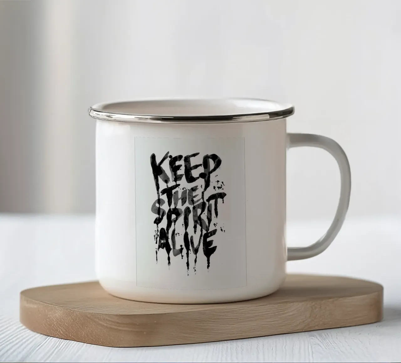 Spirit tazza in smalto da Ali Gulec