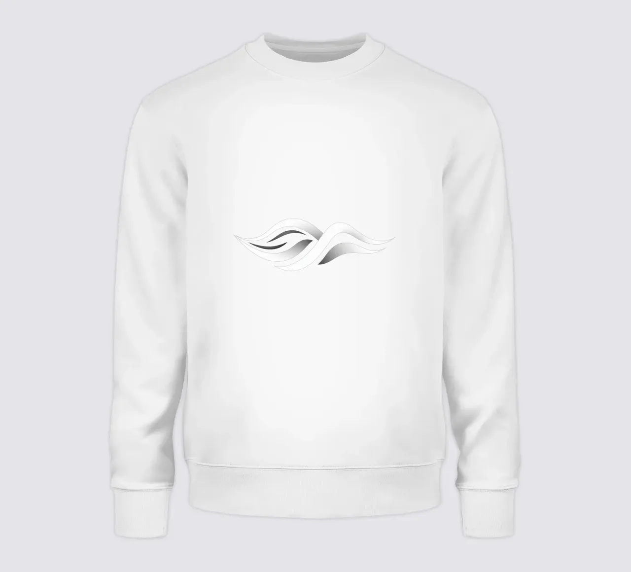 Abstract waves design representing fluidity and movement sweatshirt by DesignDoodle