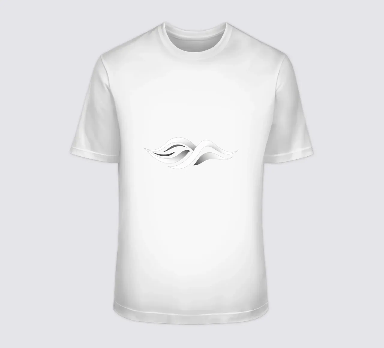 Abstract waves design representing fluidity and movement t-shirt by DesignDoodle