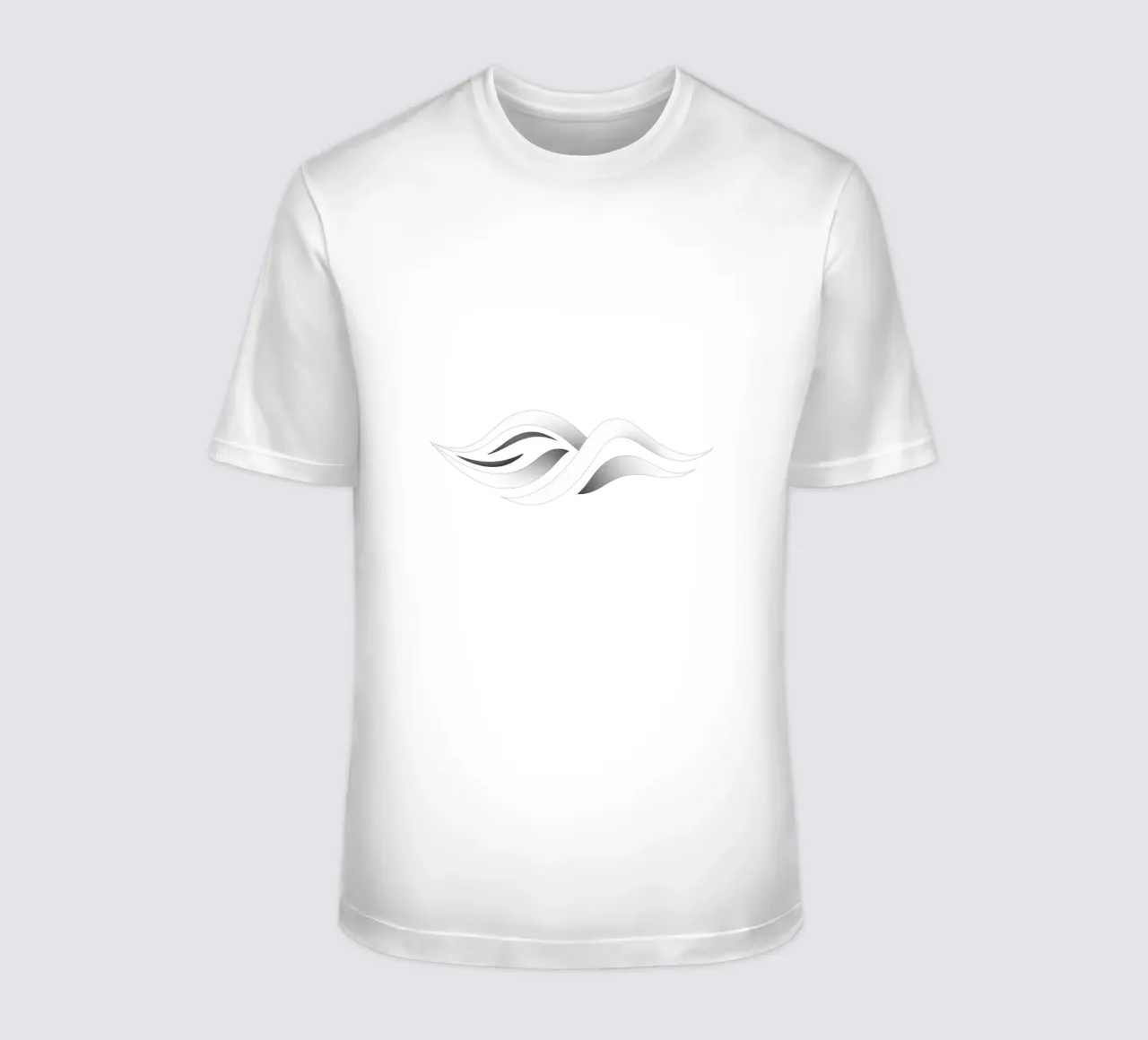 Abstract waves design representing fluidity and movement t-shirt by DesignDoodle