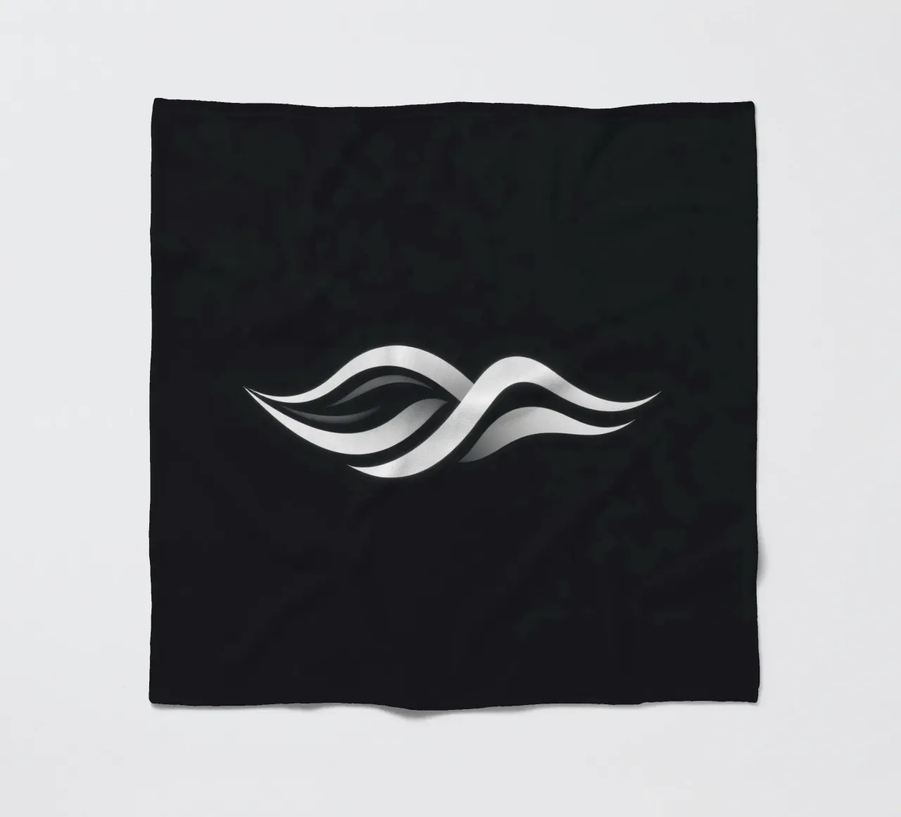 Abstract waves design representing fluidity and movement fleece blanket by DesignDoodle