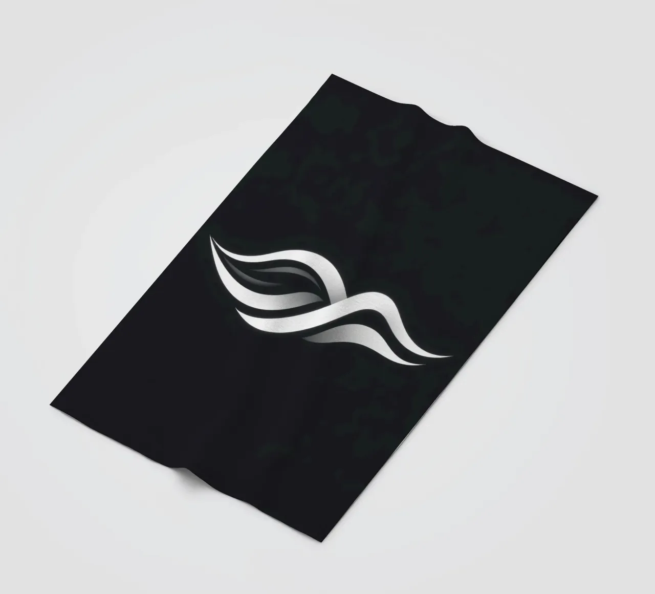 Abstract waves design representing fluidity and movement fleece blanket by DesignDoodle