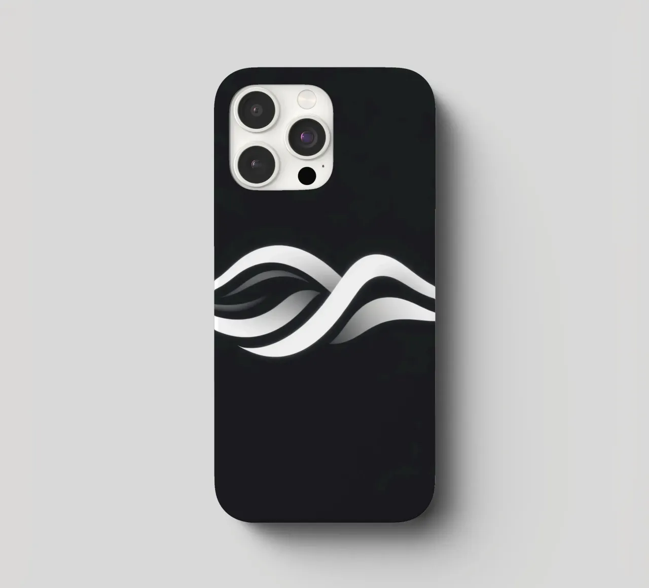 Abstract waves design representing fluidity and movement iphone case by DesignDoodle