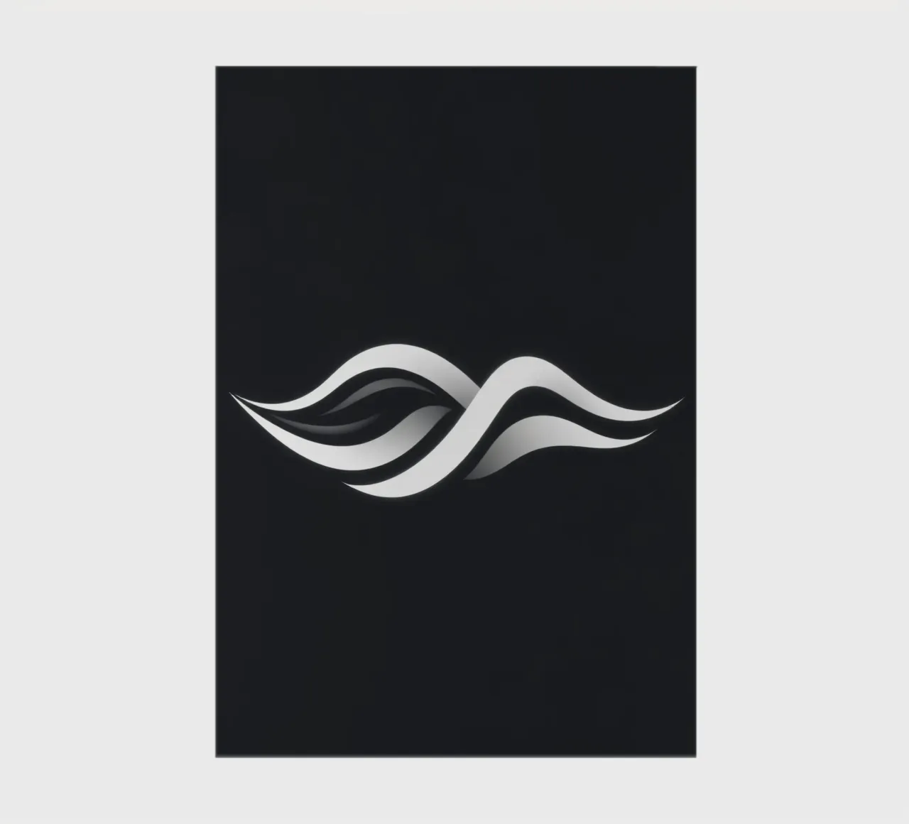 Abstract waves design representing fluidity and movement notebook by DesignDoodle