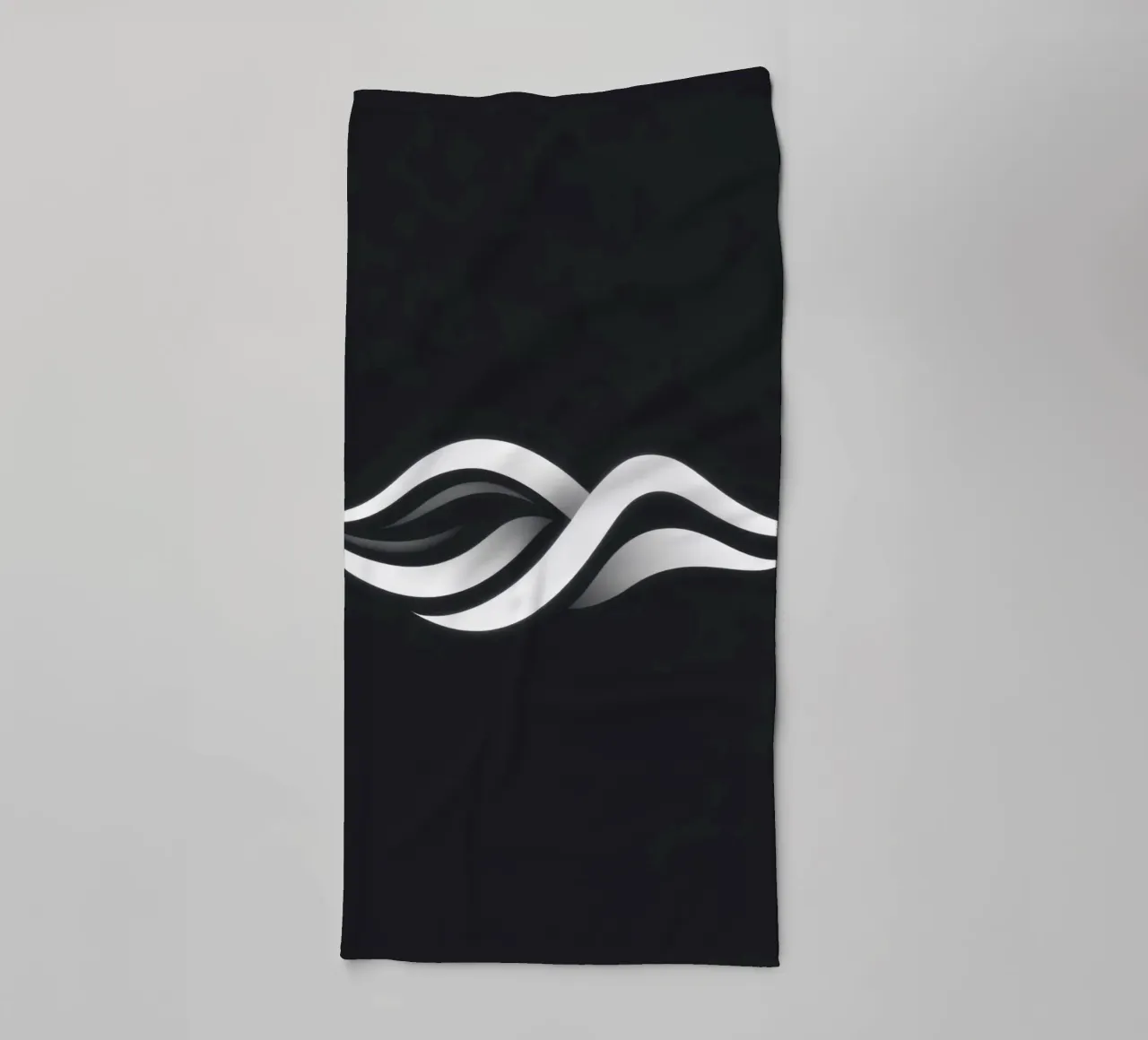 Abstract waves design representing fluidity and movement towel by DesignDoodle