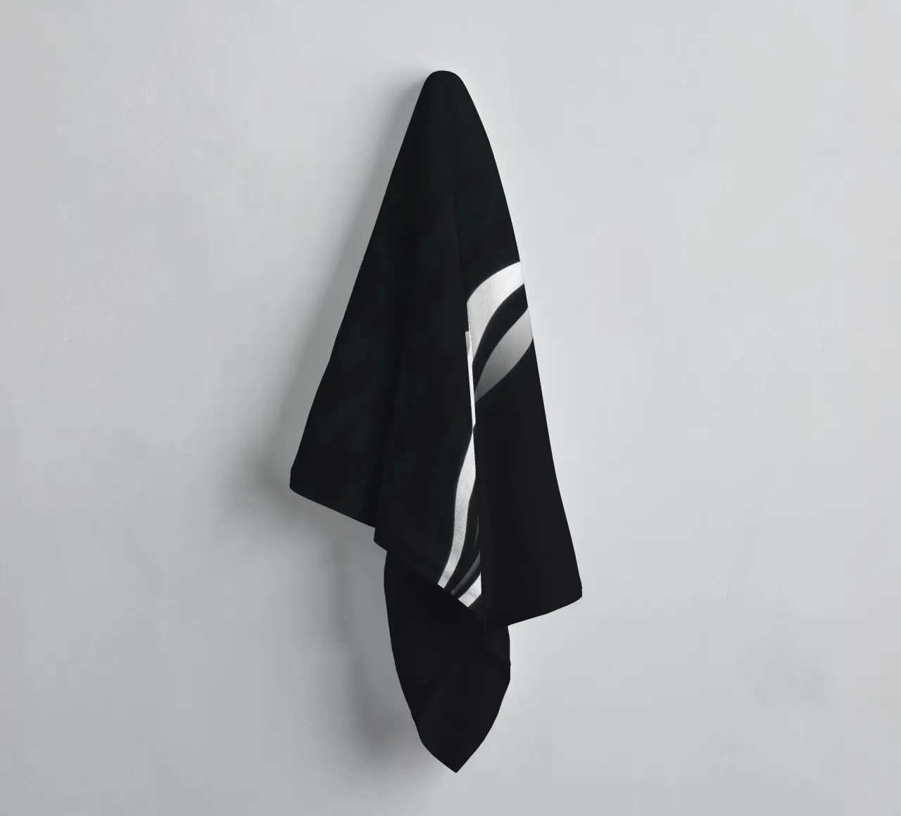 Abstract waves design representing fluidity and movement towel by DesignDoodle