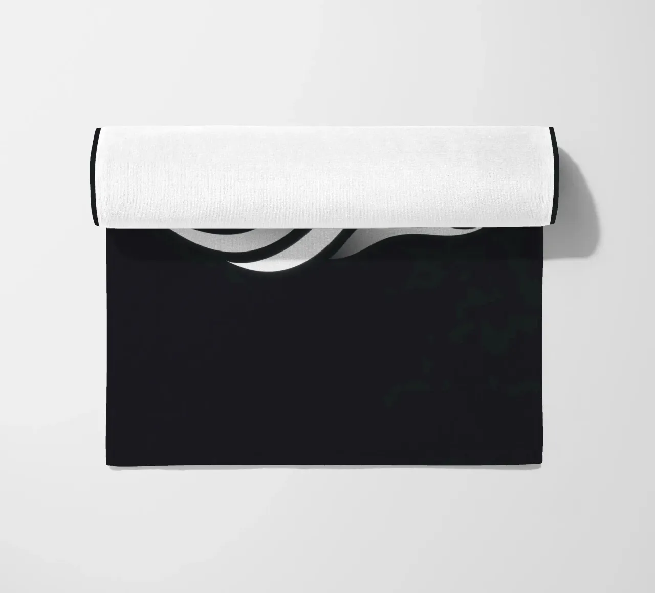 Abstract waves design representing fluidity and movement beach towel by DesignDoodle