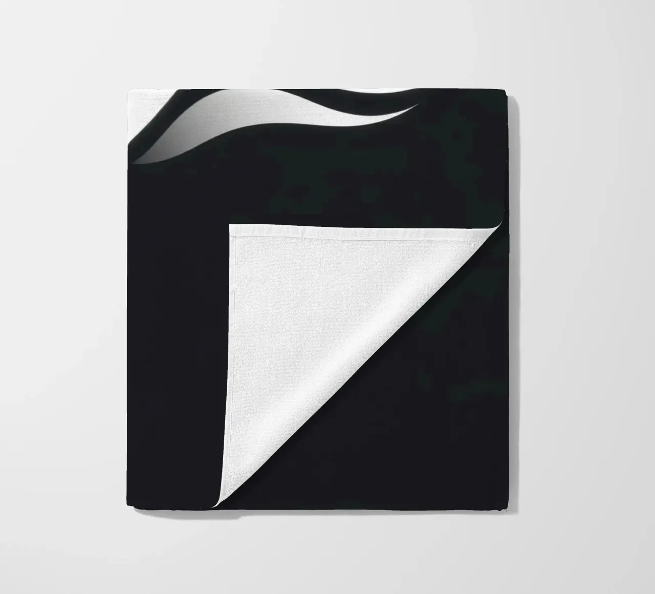 Abstract waves design representing fluidity and movement beach towel by DesignDoodle
