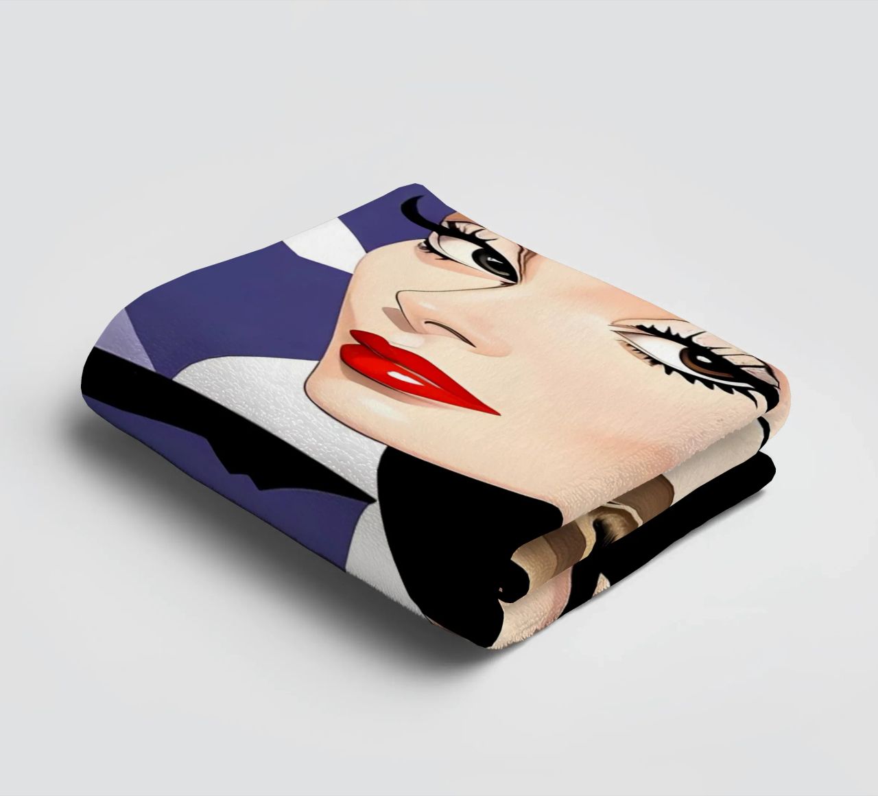 Audrey Hepburn Geometric Dopamine towel by ART DECO