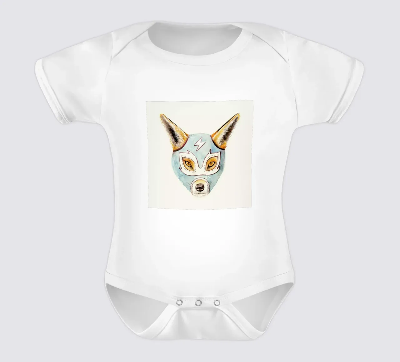 Andrew Fox body neonato maniche corte da Florent Bodart