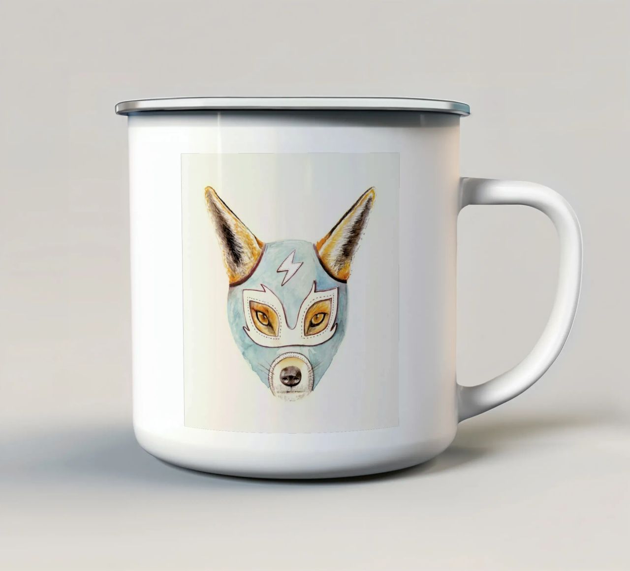 Andrew Fox tazza in smalto da Florent Bodart