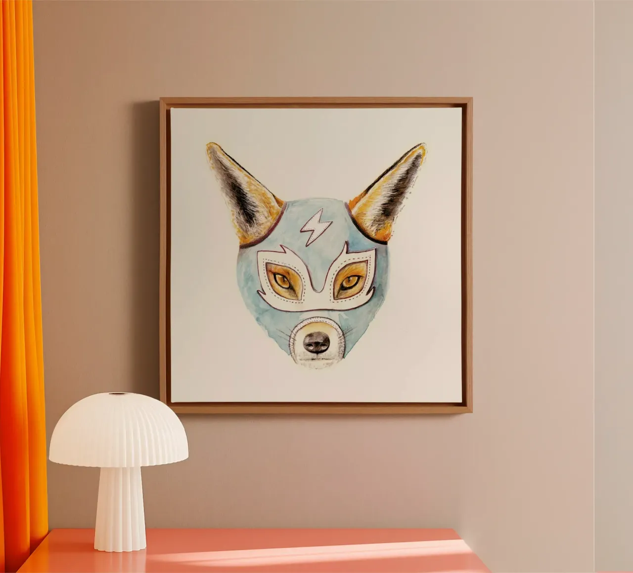 Andrew Fox tela con Cornice a cassetta da Florent Bodart
