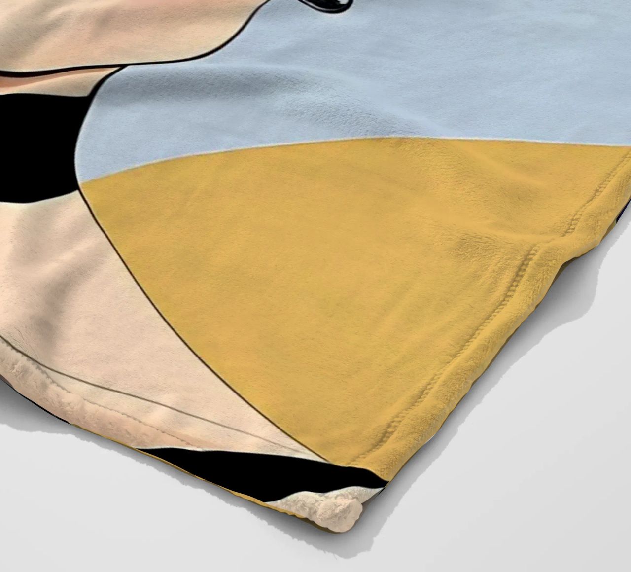 AUDREY HEPBURN RETRO GEOMETRICS fleece blanket by ART DECO