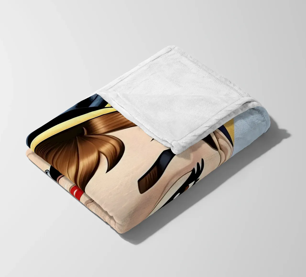 AUDREY HEPBURN GEOMETRIE RETRÒ coperta in pile da ART DECO