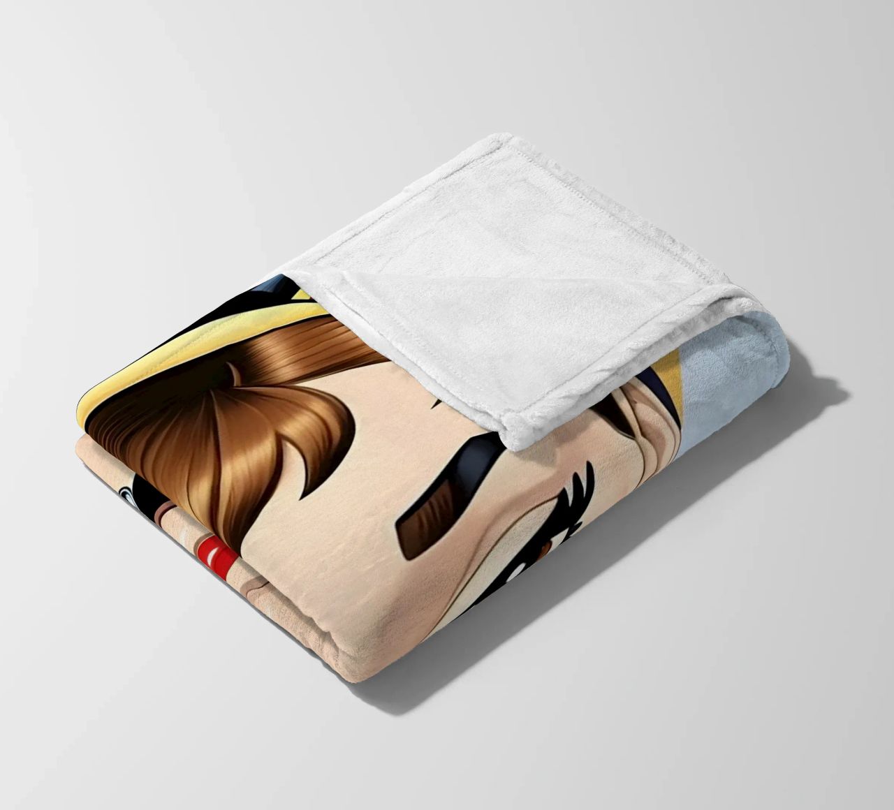 AUDREY HEPBURN RETRO GEOMETRICS fleece blanket by ART DECO