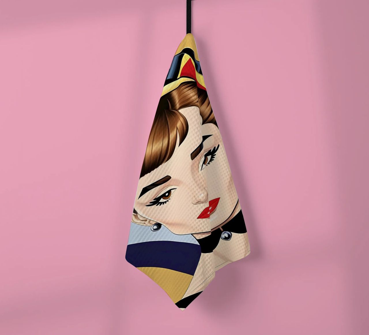 AUDREY HEPBURN RETRO-GEOMETRISCH Geschirrtuch von ART DECO