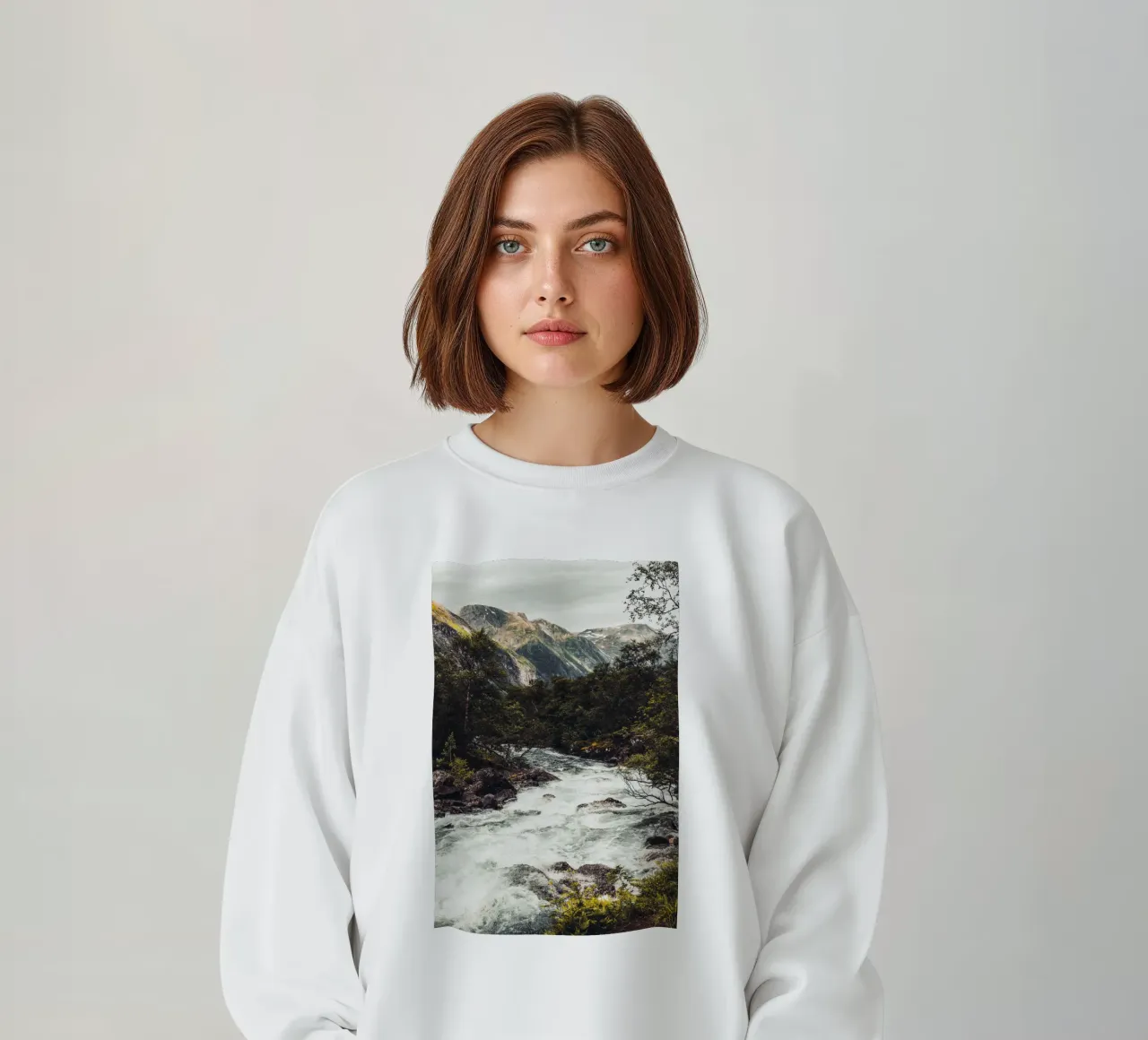 Fiume a Trollstigen felpa da thetraveller