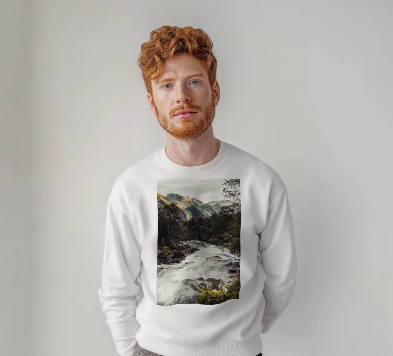 Fiume a Trollstigen felpa da thetraveller