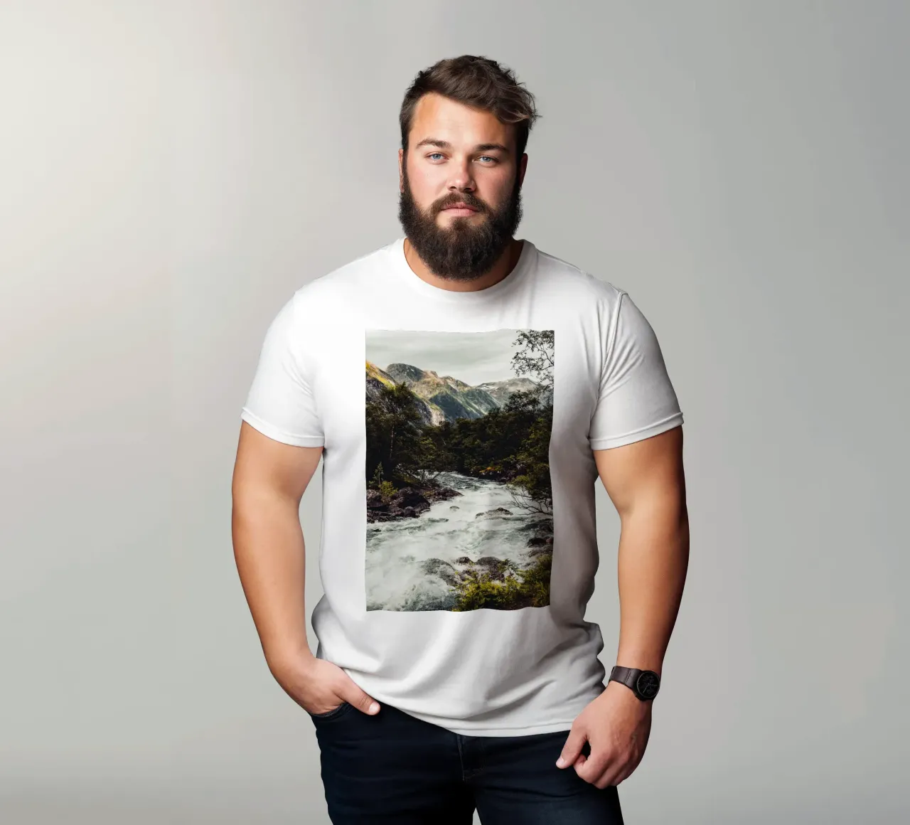 Fiume a Trollstigen t-shirt da thetraveller