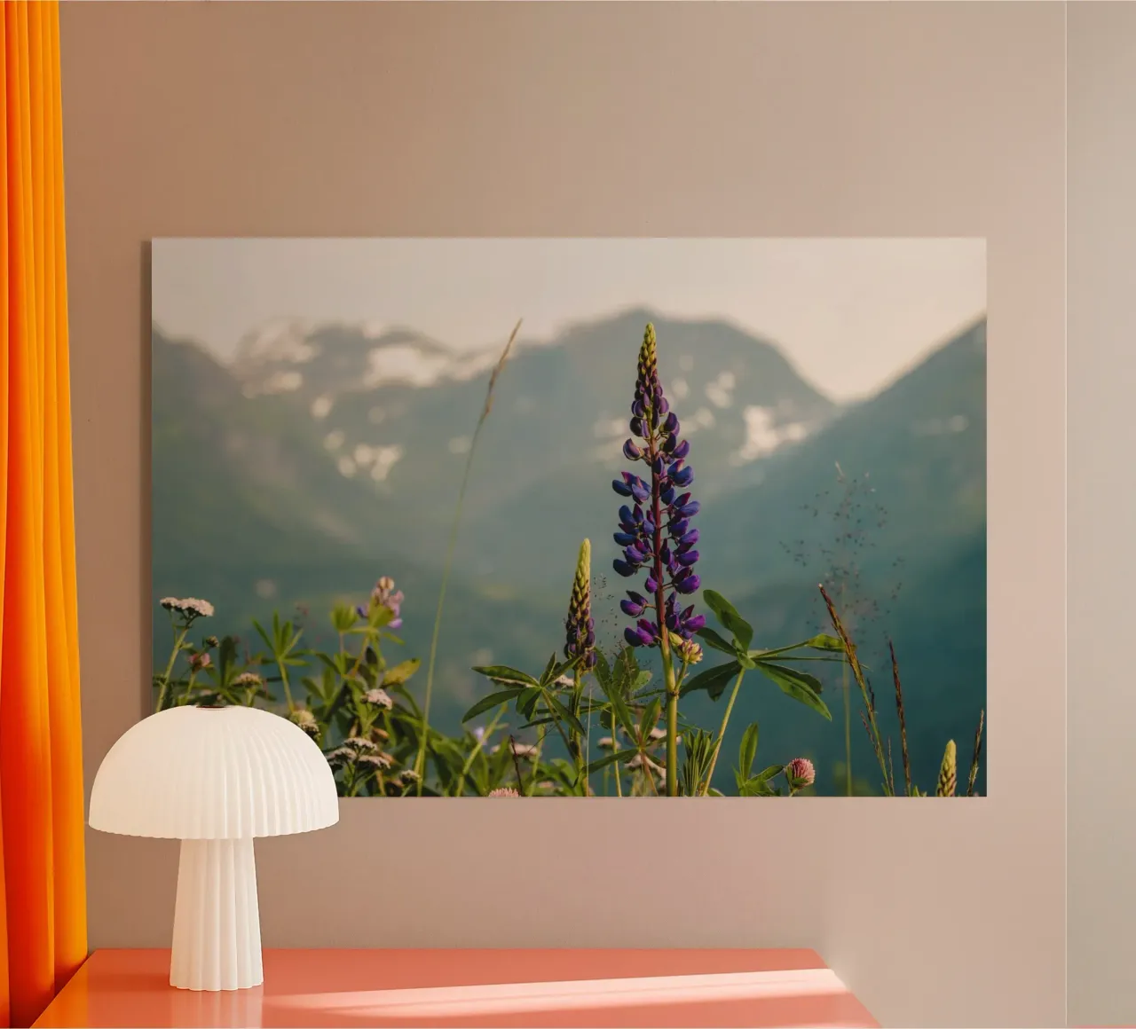 Fiori in montagna plexiglass da thetraveller