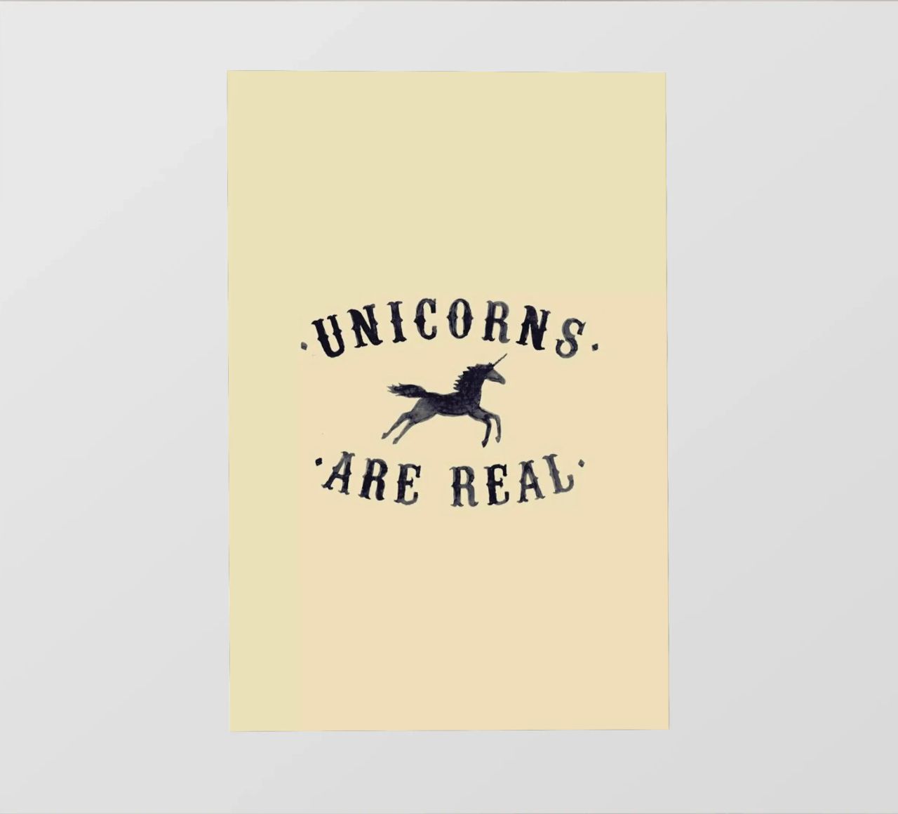 Unicorns Are Real I pellicola backlit da Florent Bodart