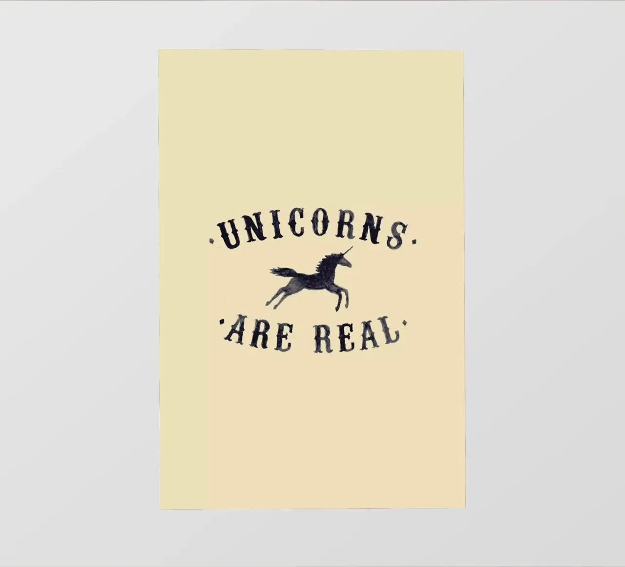 Unicorns Are Real I pvc cover by Florent Bodart