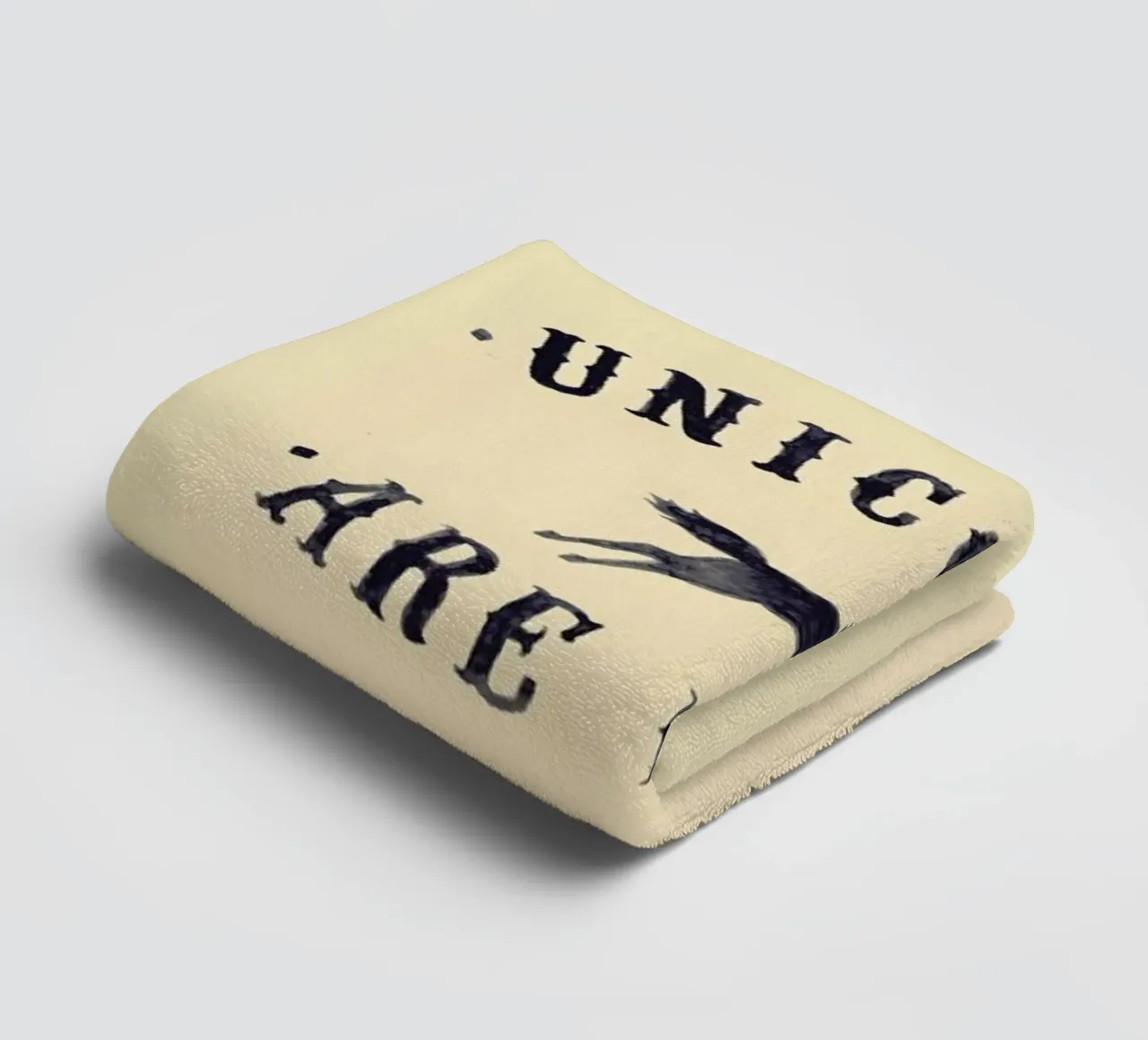 Unicorns Are Real I asciugamano da bagno da Florent Bodart