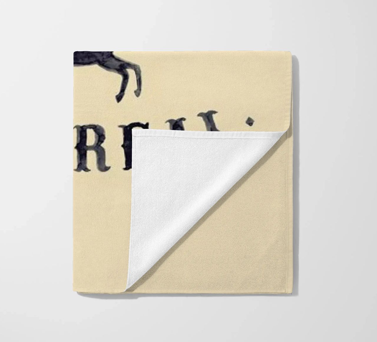 Unicorns Are Real I beach towel by Florent Bodart