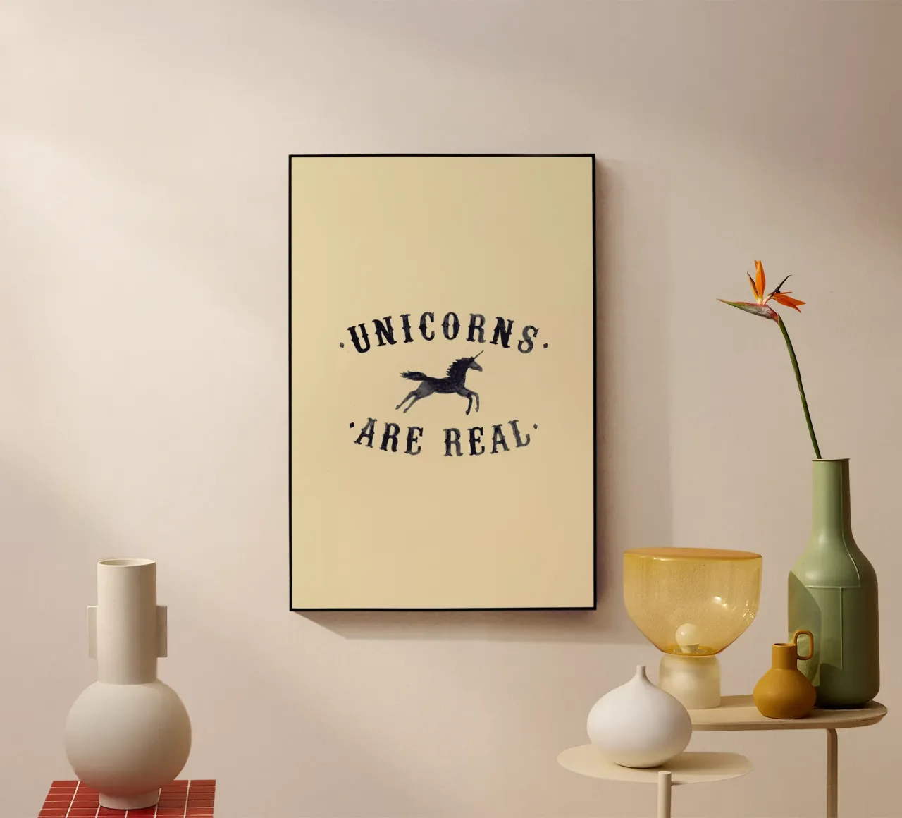Unicorns Are Real I plexiglass da Florent Bodart