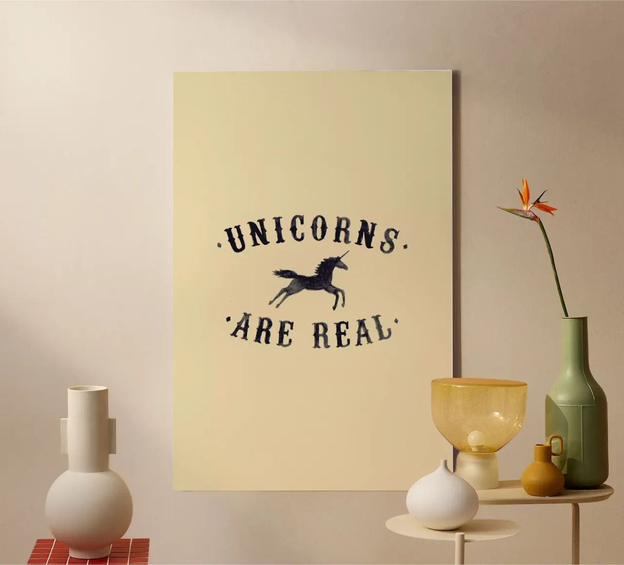 Unicorns Are Real I toile de Florent Bodart