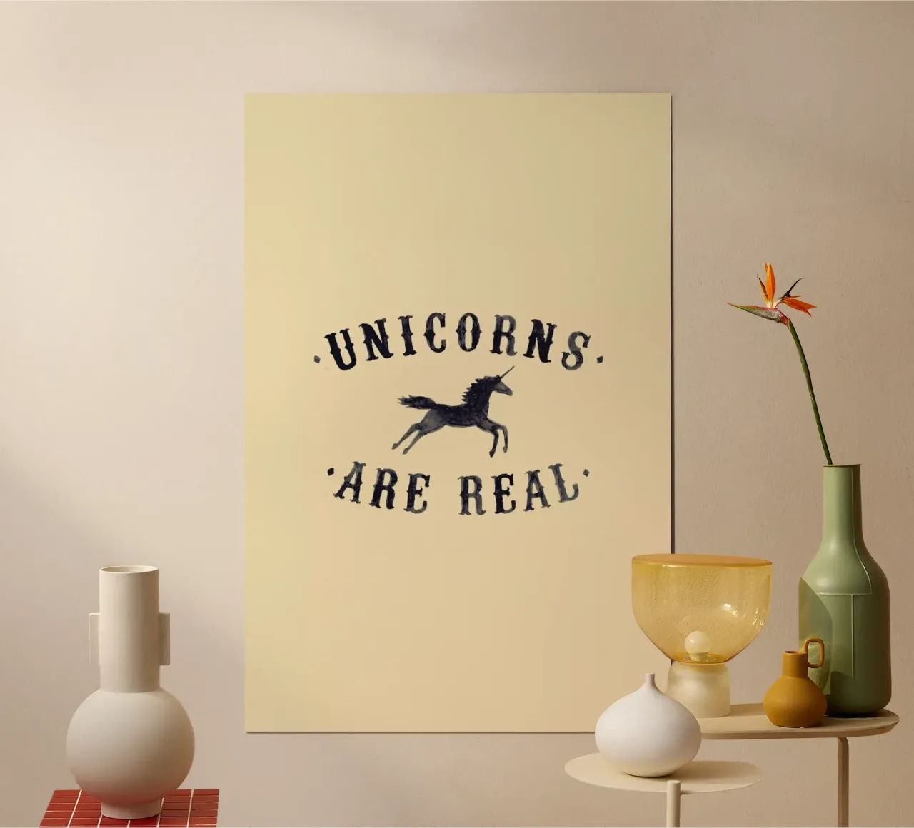 Unicorns Are Real I carta hahnemühle da Florent Bodart