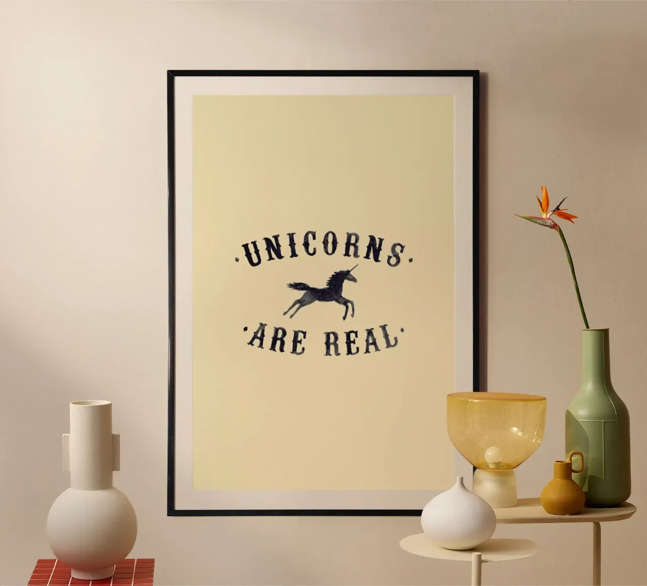Unicorns Are Real I carta hahnemühle da Florent Bodart