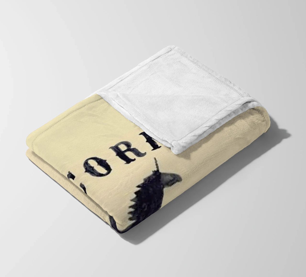 Unicorns Are Real I fleece blanket by Florent Bodart