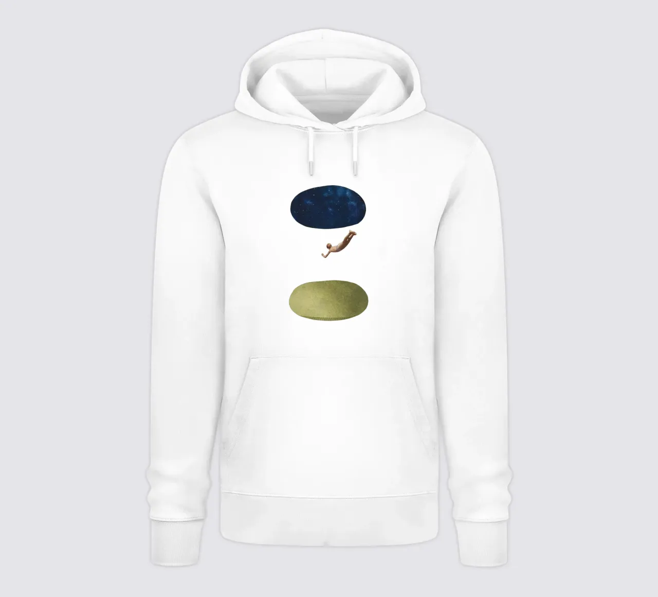Nuoto notturno felpa con cappuccio da Cassia Beck Collage