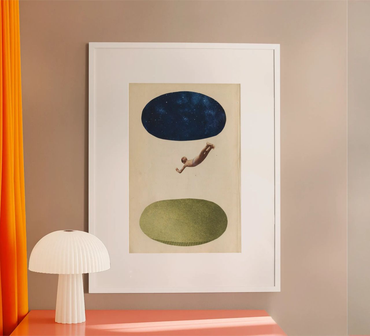 Night Swim poster by Cassia Beck Collage