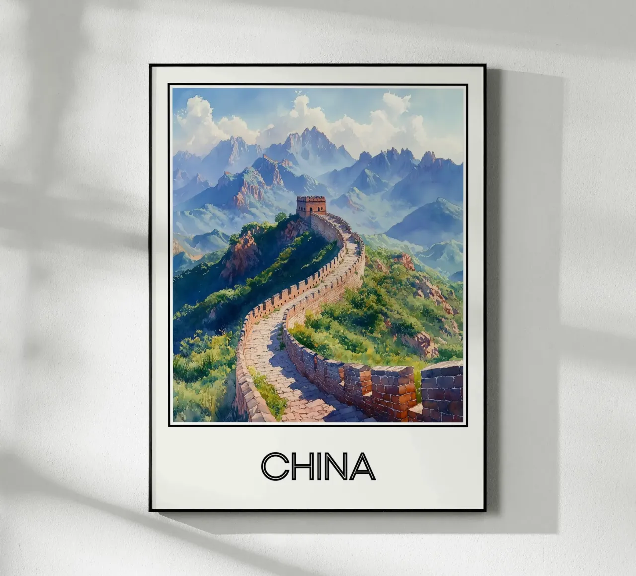 Affiche Chine plexiglass da Frame the World