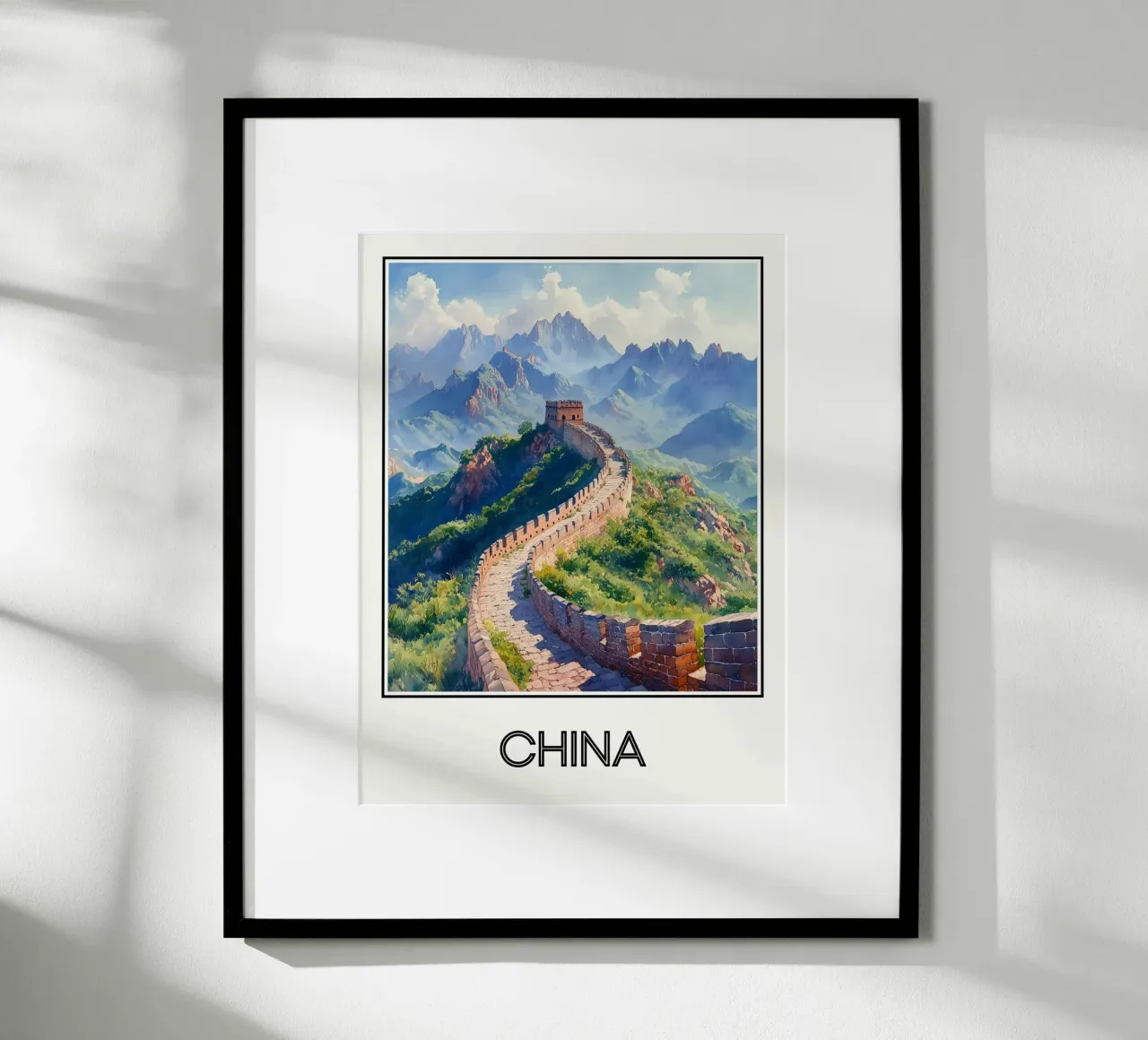 Chine poster con telaio in plastica da Frame the World