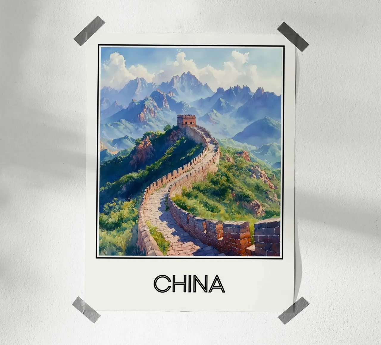 Chine poster con telaio in plastica da Frame the World