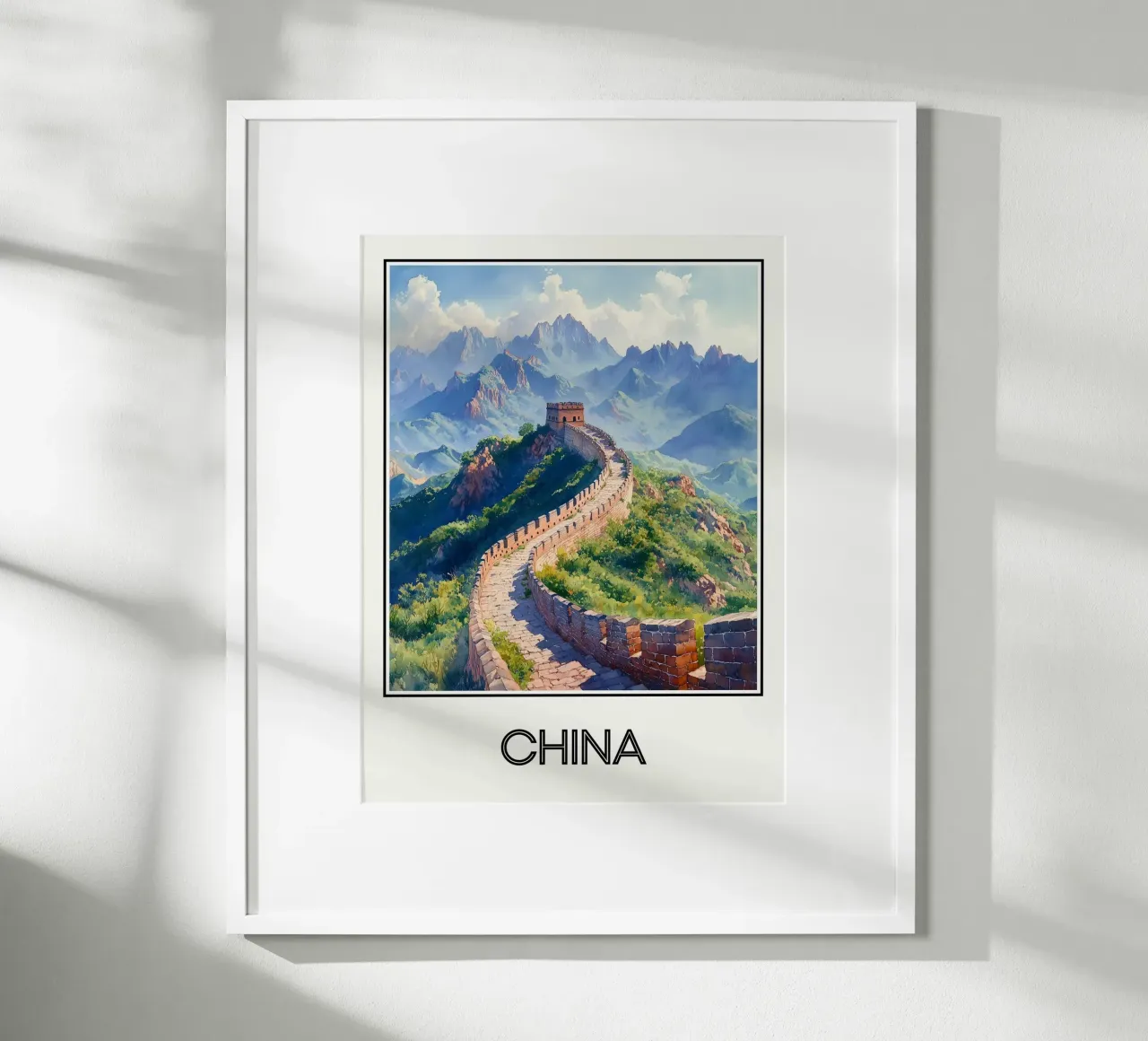 Chine poster con telaio in plastica da Frame the World