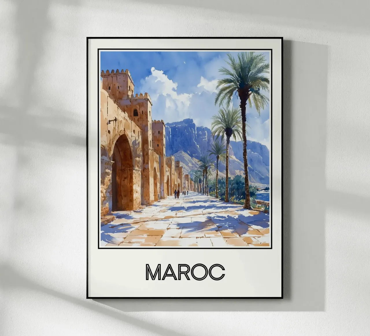 Affiche Maroc plexiglass da Frame the World