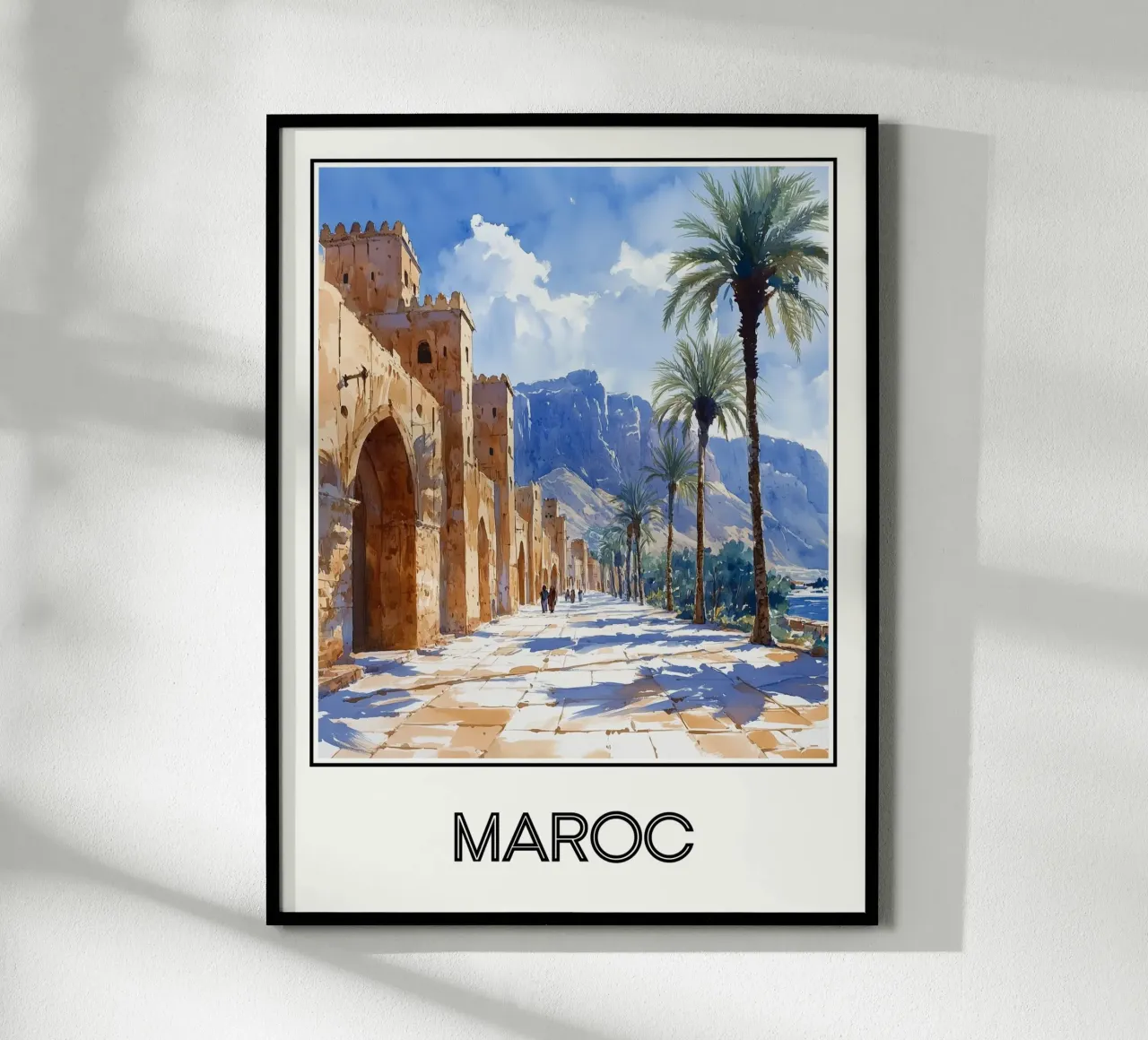 Maroc poster con telaio in legno da Frame the World