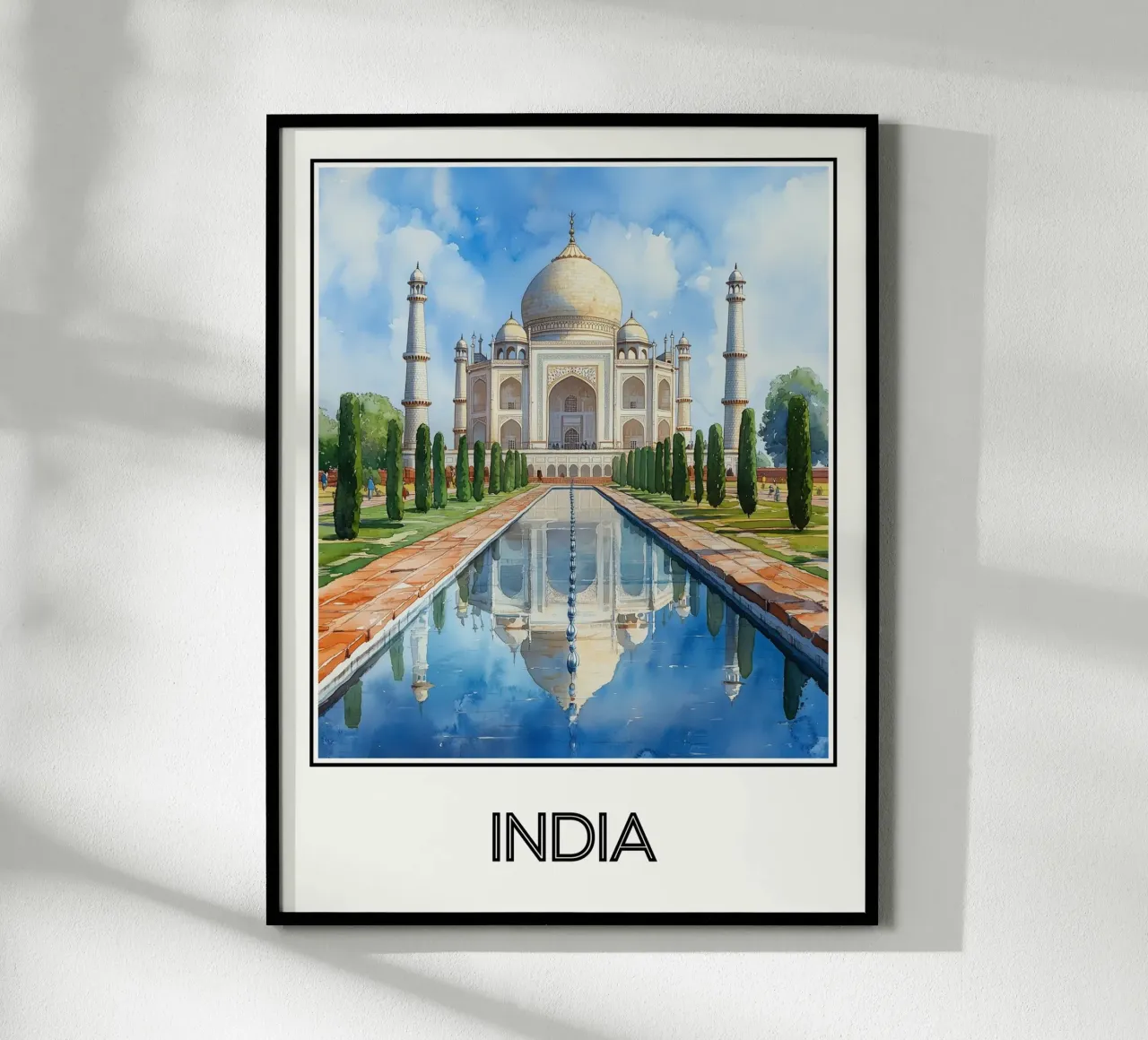 Affiche Inde poster da Frame the World