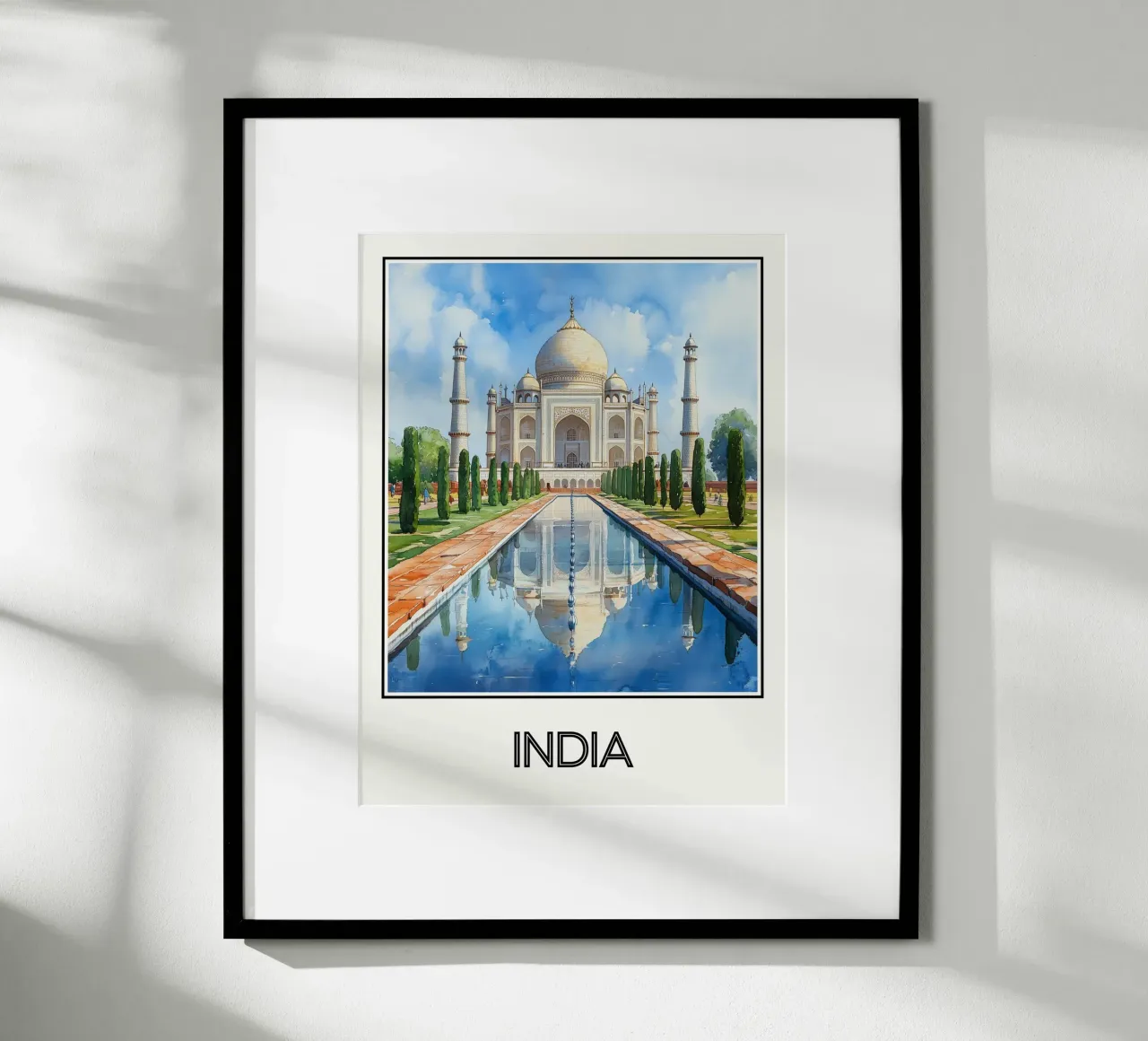 Affiche Inde poster da Frame the World