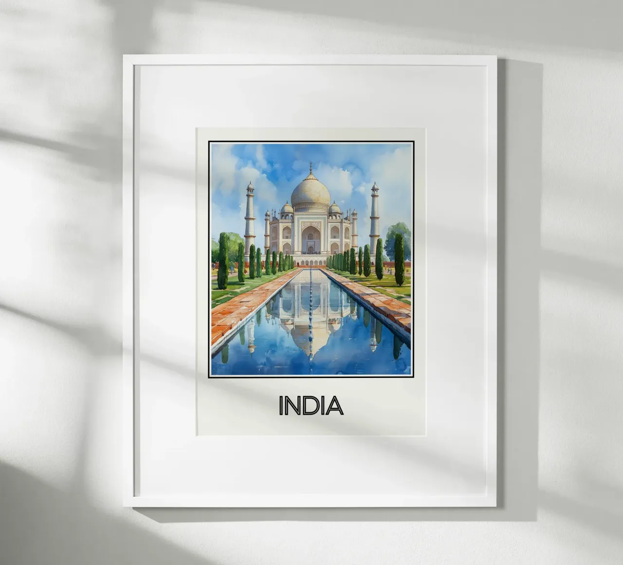 Affiche Inde poster da Frame the World