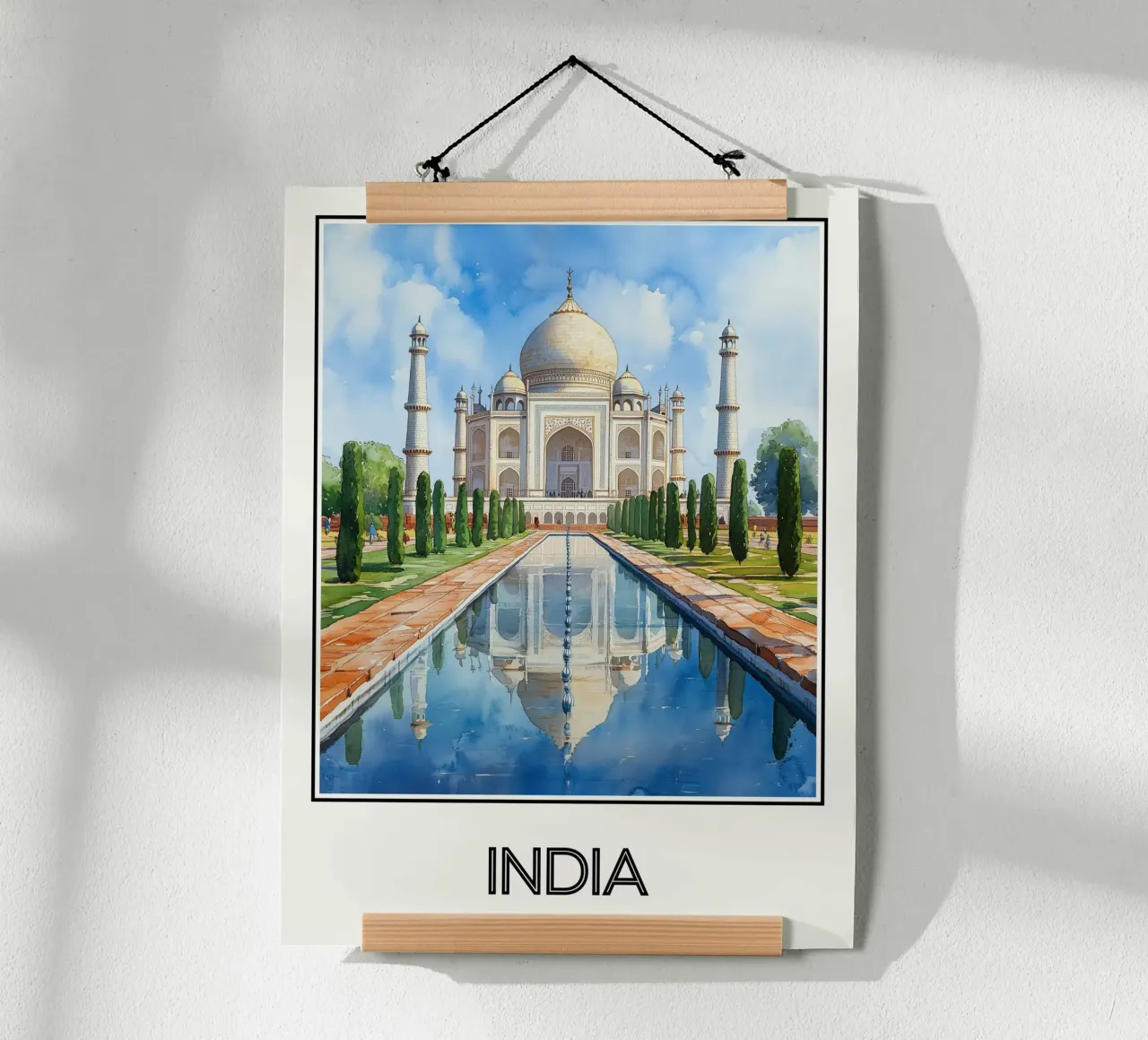 Affiche Inde poster da Frame the World